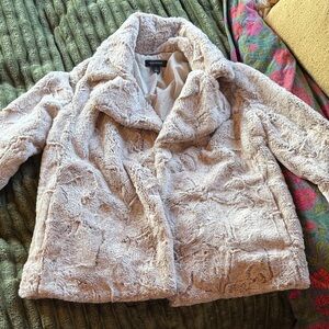 Halogen Cream Teddy Jacket